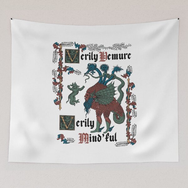 Item preview, Mindful Demure - Medieval Style - Funny Retro Vintage English History designed and sold by Nemons.