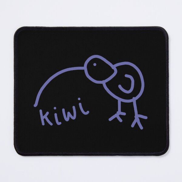 Item preview, Funny Kiwi Doodle Blue designed and sold by ellenhenry.