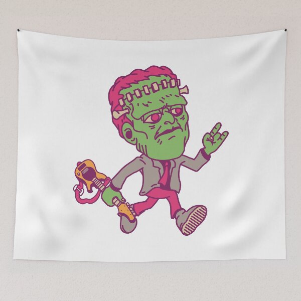 Item preview, Halloween Frankenstein Bassist designed and sold by SpectacledBoi.