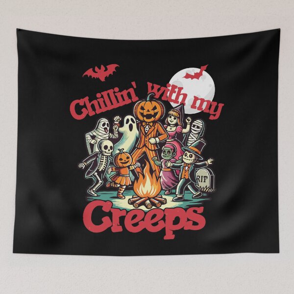 Item preview, Halloween Fun With Chillin' Creeps designed and sold by LuminOrb.