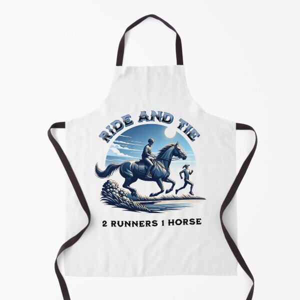 Item preview, Ride and Tie 2 Runners 1 Horse designed and sold by absurditeestore.