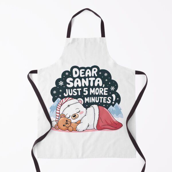 Item preview, Dear Santa 5 More Minutes Sleeping Bear Christmas Pajama Design designed and sold by ashdenent.