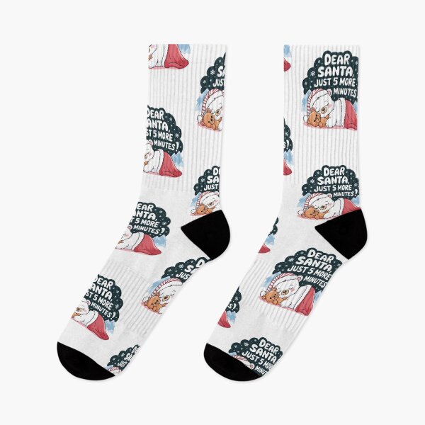 Item preview, Dear Santa 5 More Minutes Sleeping Bear Christmas Pajama Design designed and sold by ashdenent.