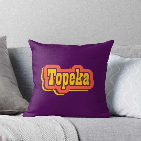 Item preview, Topeka, Kansas Retro Typography designed and sold by ArtNoveltee.