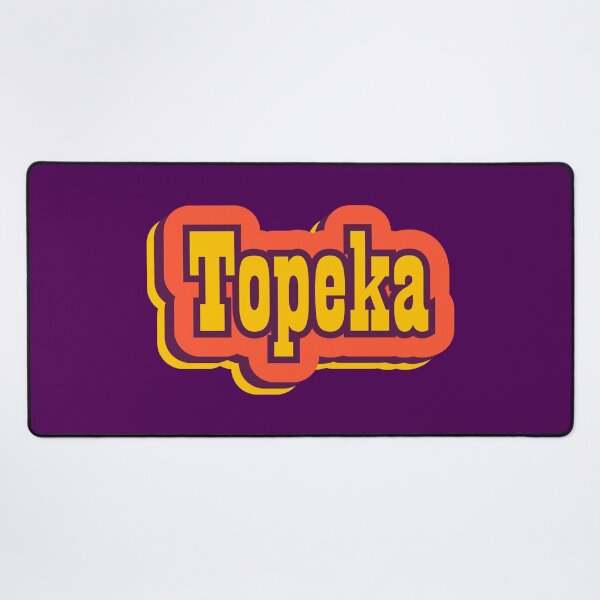 Item preview, Topeka, Kansas Retro Typography designed and sold by ArtNoveltee.