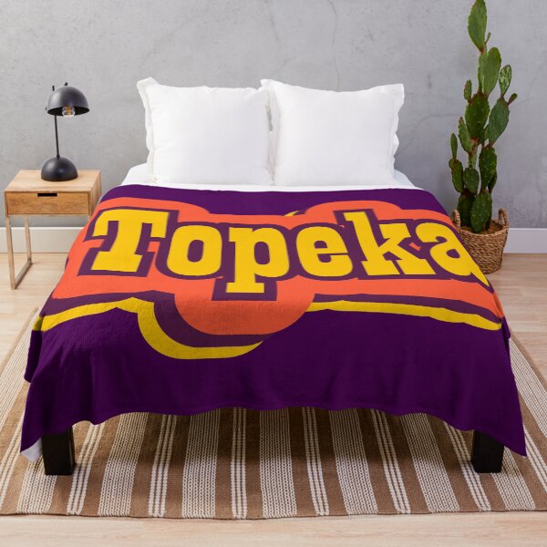 Artikelvorschau, Topeka, Kansas Retro-Typografie entworfen und verkauft von ArtNoveltee.