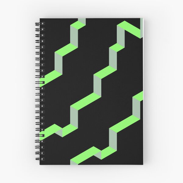 Item preview, green isometric steps designed and sold by d-w-h design.