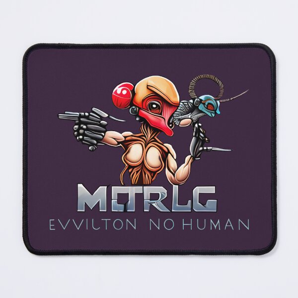 Item preview,  Evvilton - No Human, Outerspace Invaders Logo designed and sold by Chubuter.