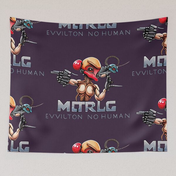 Item preview,  Evvilton - No Human, Outerspace Invaders Logo designed and sold by Chubuter.