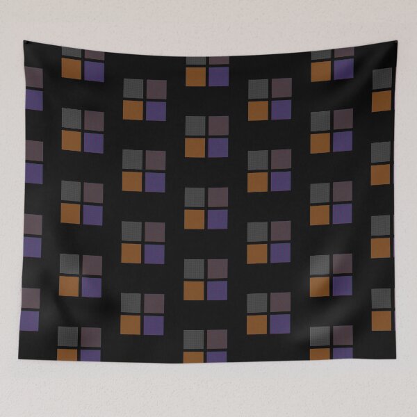 Item preview, Four Color checkered Squares, Yellow and Black designed and sold by CONTRAPINK.