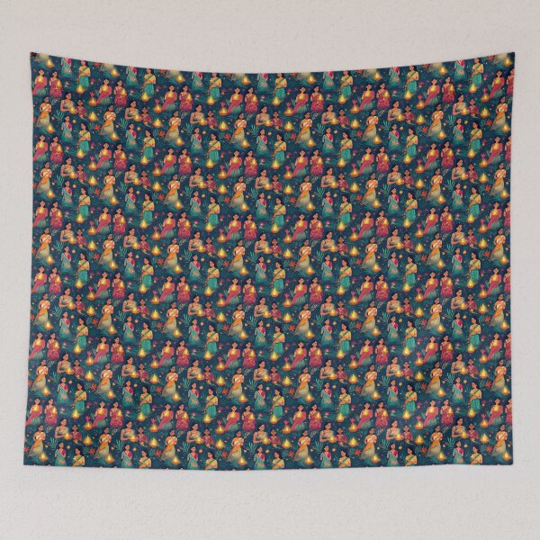 Item preview, Diwali Sarees: Colors and Elegance designed and sold by MidArtForge.