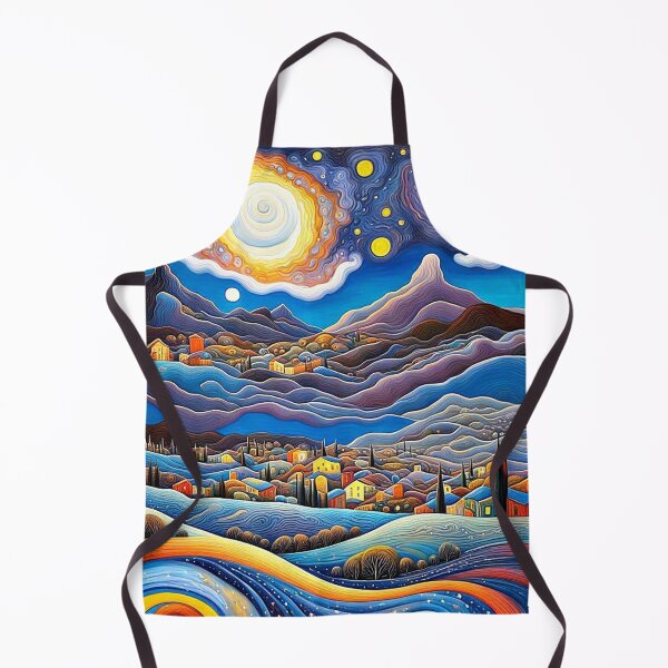 Item preview, Night sky over mountains 3 designed and sold by George Hutton Hunter.