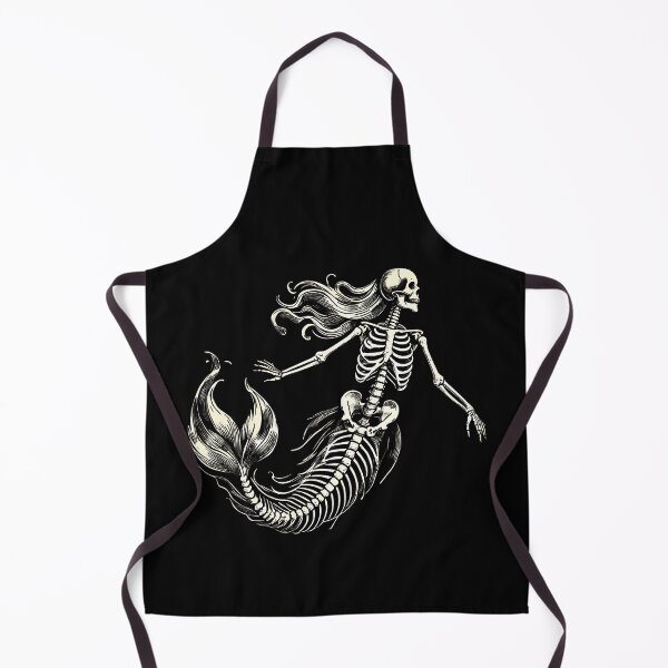 Item preview, Skeleton Mermaid Gothic Fantasy Art designed and sold by LuminOrb.