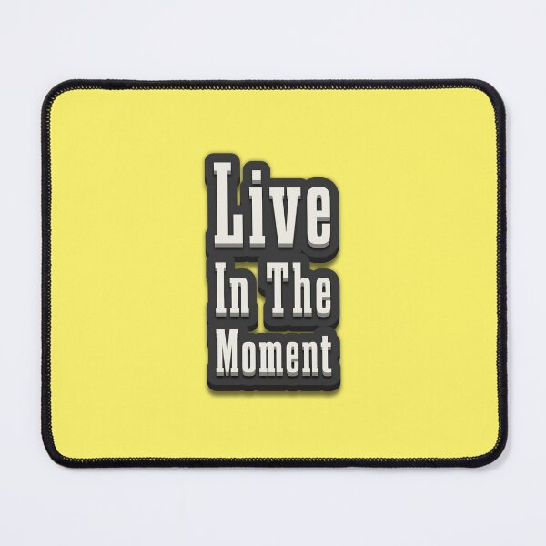 Item preview, Live in the moment - motivational classic typography designed and sold by trepiu.