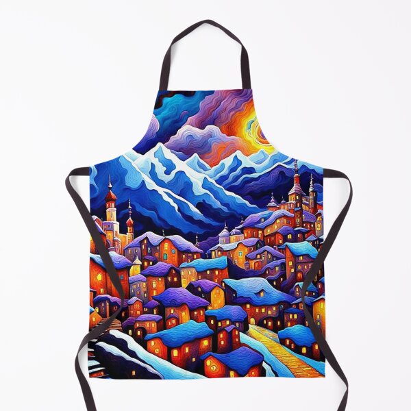 Item preview, Night sky over mountains 4 designed and sold by George Hutton Hunter.