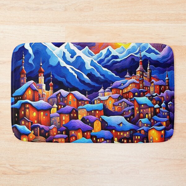 Item preview, Night sky over mountains 4 designed and sold by George Hutton Hunter.