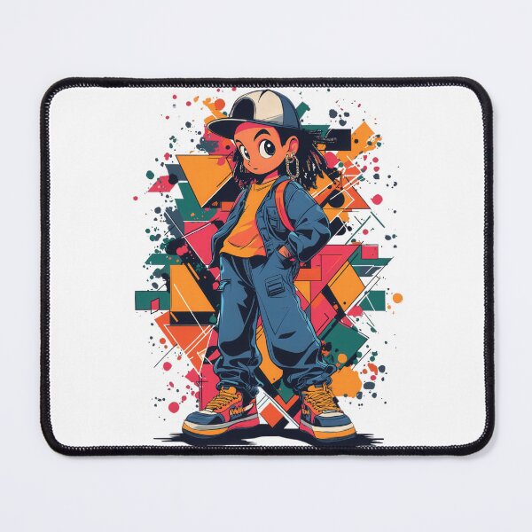 Item preview, Retro Cartoon Girl Character with Sunglasses, 90s Style designed and sold by Jasava Shop.
