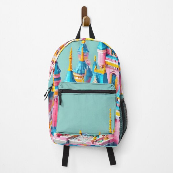 Item preview, Cute Pink and Blue Girly Castle designed and sold by unrealartwork.