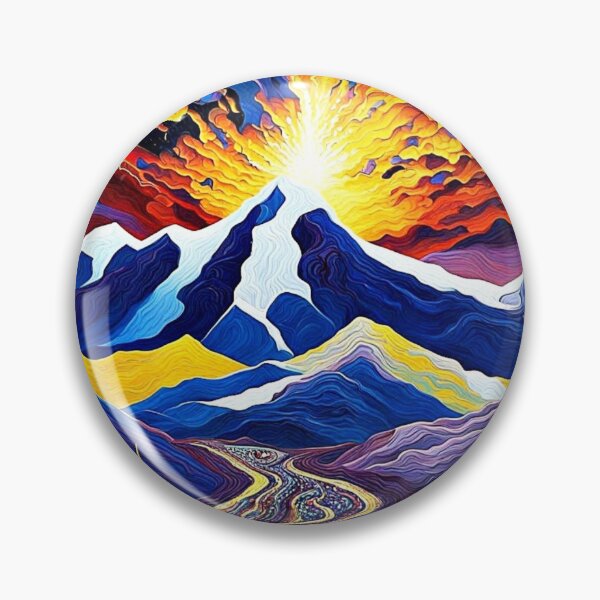 Item preview, Night sky over mountains 5 designed and sold by George Hutton Hunter.