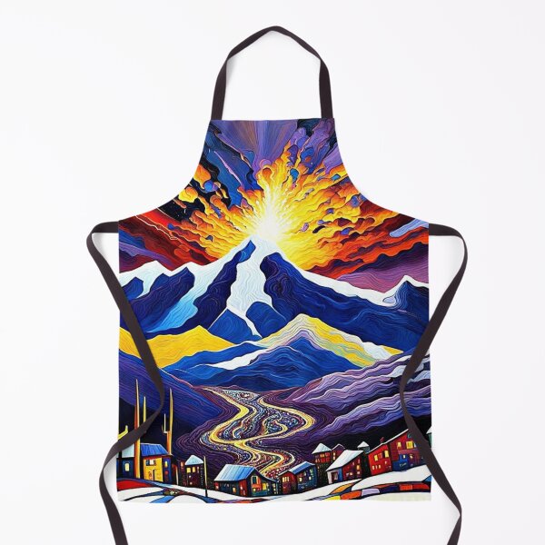 Item preview, Night sky over mountains 5 designed and sold by George Hutton Hunter.