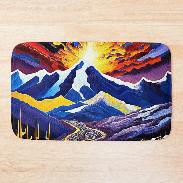 Item preview, Night sky over mountains 5 designed and sold by George Hutton Hunter.