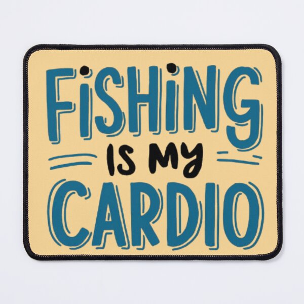Item preview, Fishing is my cardio designed and sold by 123ks.
