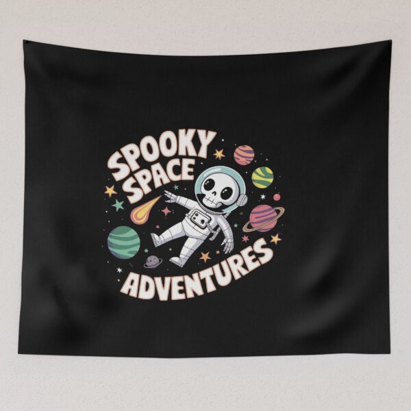 Item preview, A skeleton astronaut in a design titled designed and sold by Tee Studio.