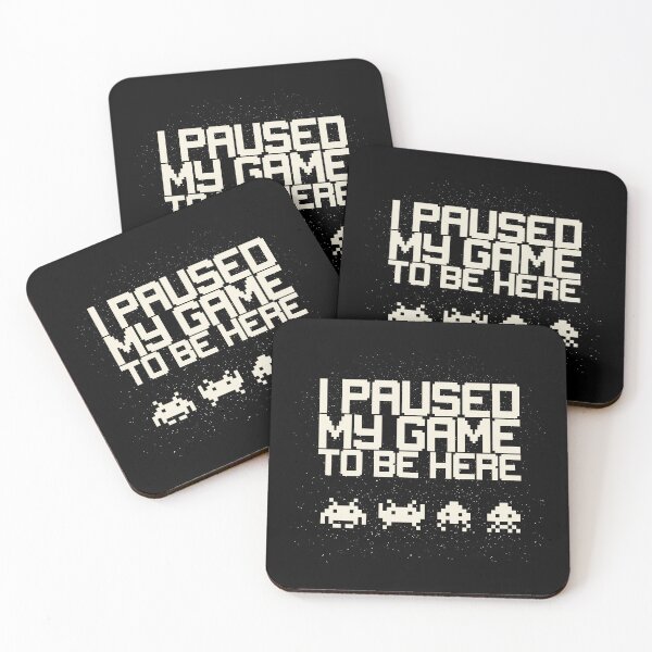 Item preview, I paused my game designed and sold by PAINTMONKEYS.