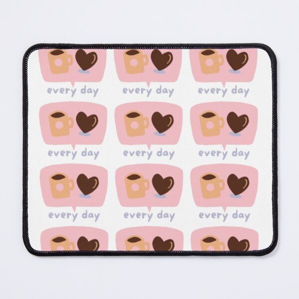 Item preview, Coffee Everyday Brown Pink Purple Pattern Design SolaAndSoli designed and sold by SolaAndSoli.