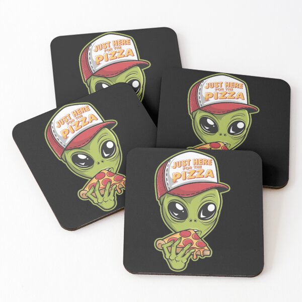Item preview, Alien - Just here for the pizza designed and sold by 123ks.