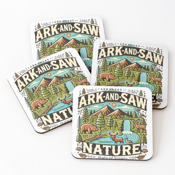 Item preview, Arkansan State nature and funny design with landscape and animals designed and sold by OminatorVision.