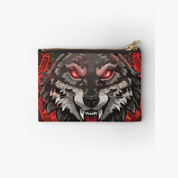 Item preview, Wolf head, with fangs and red eyes designed and sold by Marcu Ioachim.
