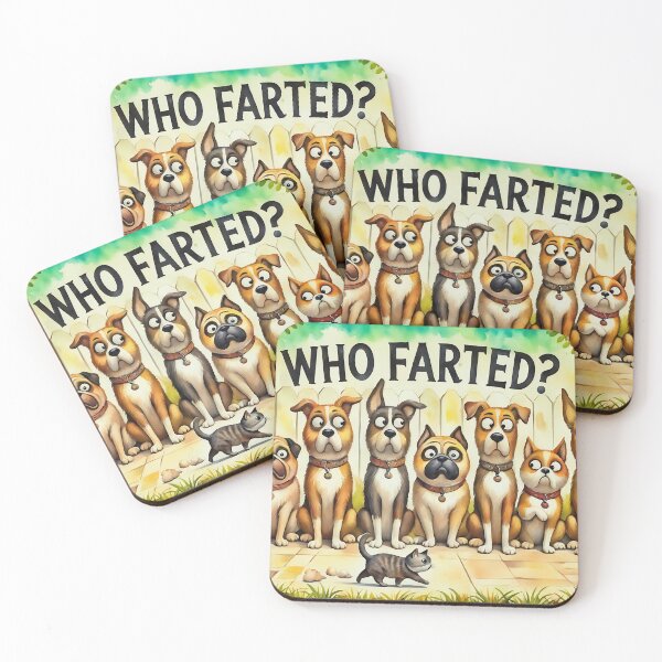Item preview, Hilarious Dog Lineup - Who Farted? designed and sold by gleefulme.