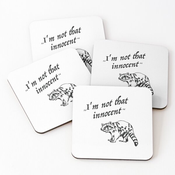 Item preview, I'm not that innocent by Britney Spears with Cheeky Raccoon designed and sold by MusicPharmacy.