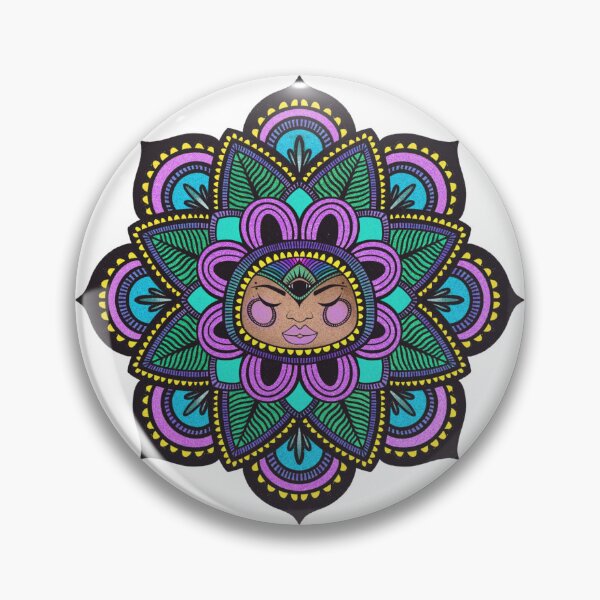 Artikelvorschau, Mystisches Blumen Mandala  entworfen und verkauft von lialeaf.