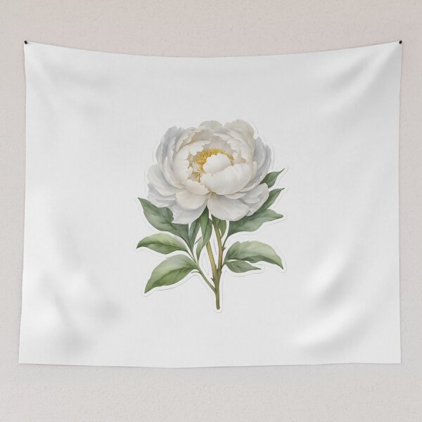 Item preview, White Peony designed and sold by HOMETOWN86.