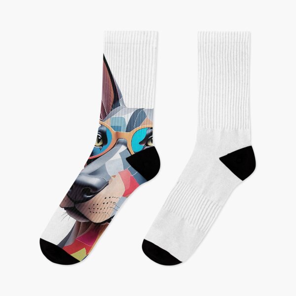 Item preview, Copy of Copy of Perfect Gift |Doberman with Sunglasses | Geometric Dog Art | Animal Portrait | Pop Art designed and sold by TheMerchCompeny.