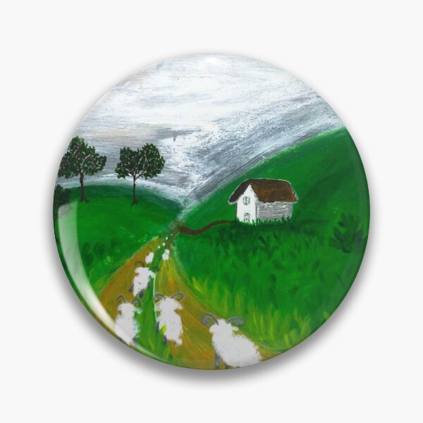Item preview, Irish Countryside Sheep Herd Painting designed and sold by Foltoska.