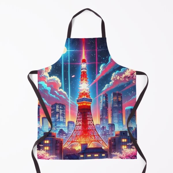 Item preview, Tokyo Tower Night Star designed and sold by unrealartwork.