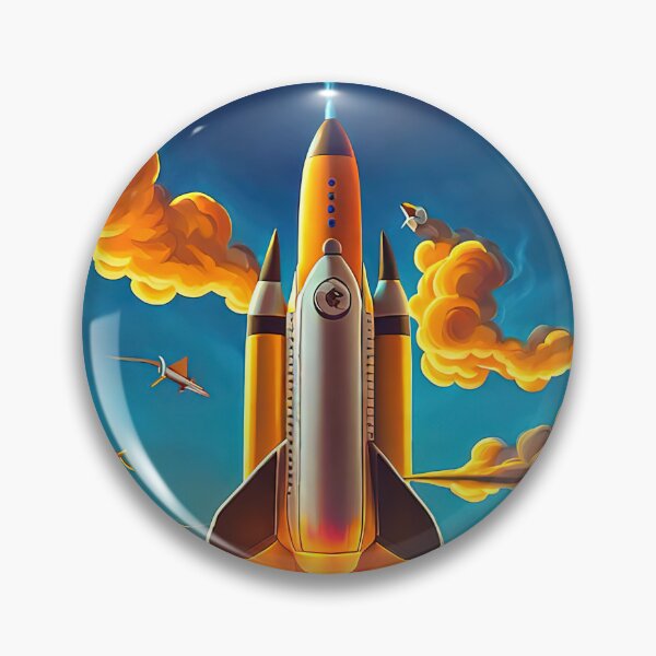 Item preview, Rocket at sunset designed and sold by lalylaura.