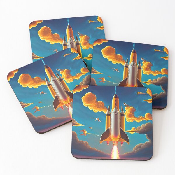 Item preview, Rocket at sunset designed and sold by lalylaura.