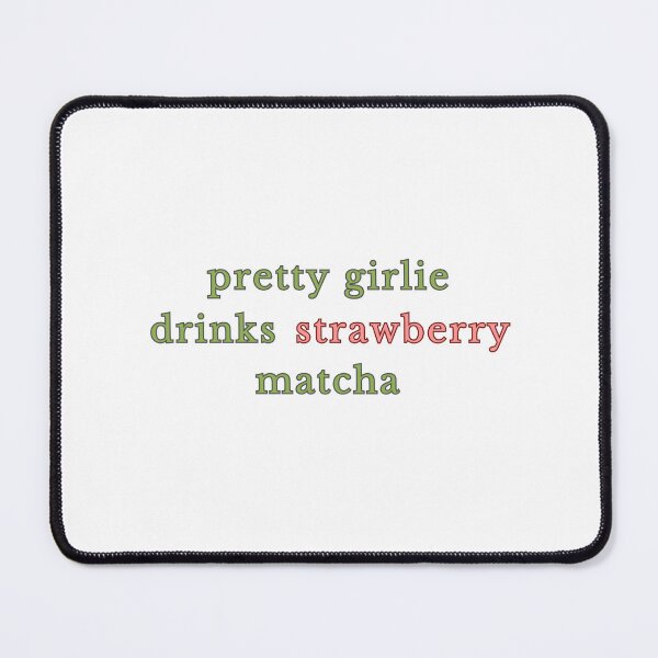 Item preview, Pretty girlie drinks strawberry matcha designed and sold by DreamySarang.