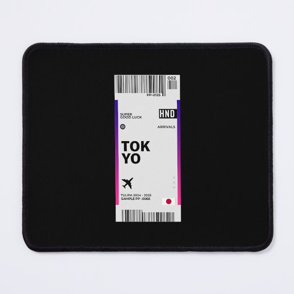 Item preview, Tokyo Boarding Pass Japan Travrel Tickets designed and sold by TulipaGraphics.