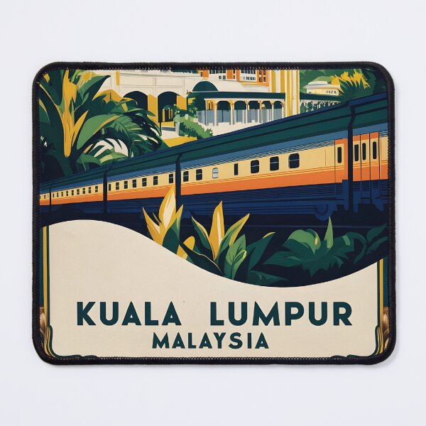 Artikelvorschau, Kuala Lumpur Malaysia Vintage Reisetourismus entworfen und verkauft von TravelersGems.