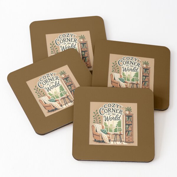 Item preview, Book  Cozy Corner of the World Brown and Green earth tones cartoon graphic  designed and sold by Jacobs-Media.