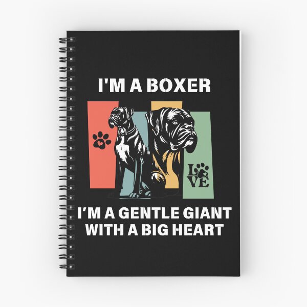Item preview, Boxer dog.I'm a Boxer,I’m a gentle giant with a big heart.Retro boxer dog. designed and sold by JAGA-ALIME.