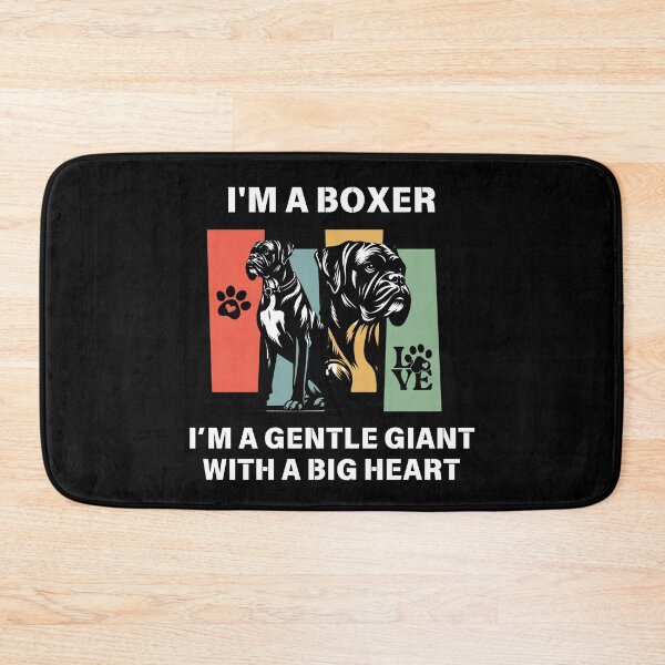Item preview, Boxer dog.I'm a Boxer,I’m a gentle giant with a big heart.Retro boxer dog. designed and sold by JAGA-ALIME.