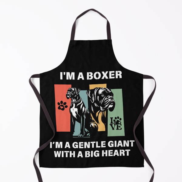 Item preview, Boxer dog.I'm a Boxer,I’m a gentle giant with a big heart.Retro boxer dog. designed and sold by JAGA-ALIME.