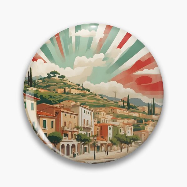 Item preview, Crotone Italy Vintage Poster Tourism designed and sold by TravelersGems.