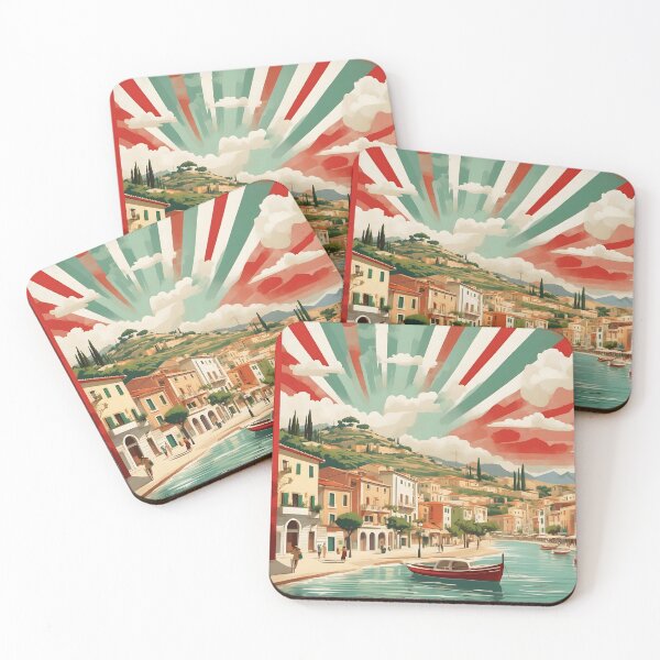 Item preview, Crotone Italy Vintage Poster Tourism designed and sold by TravelersGems.